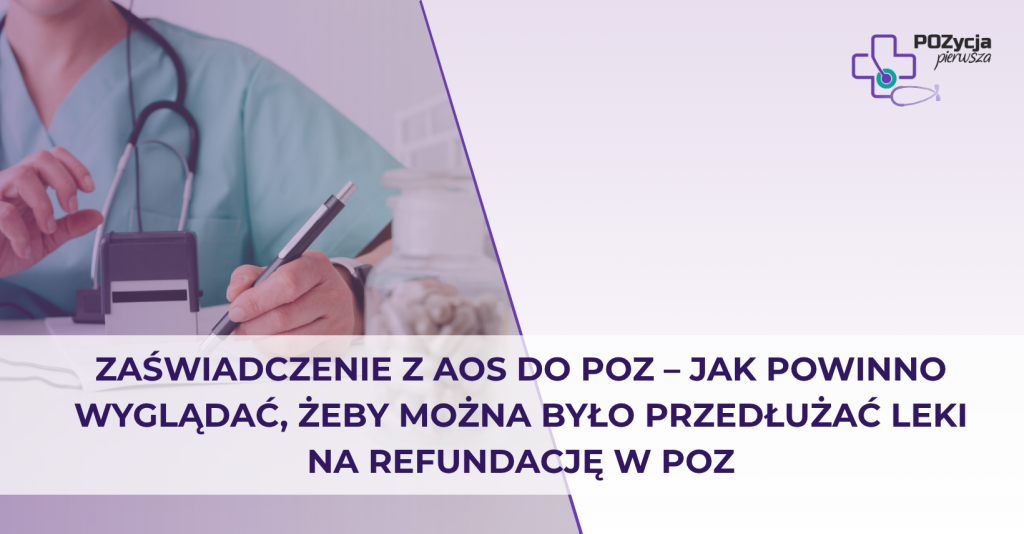 Zaświadczenie z AOS do POZ
