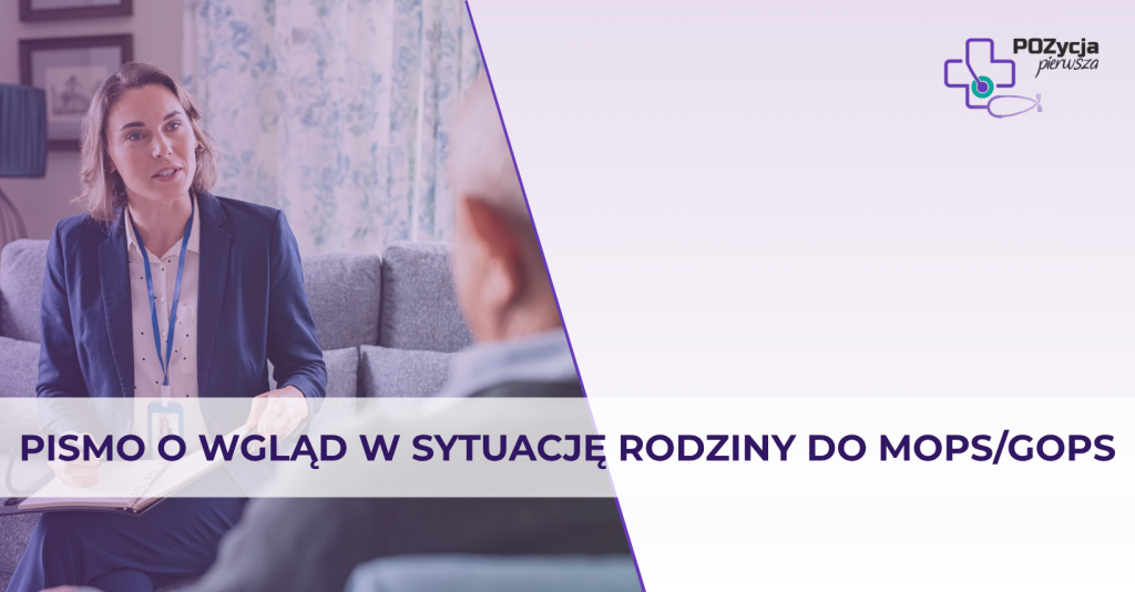 Pismo o wgląd w sytuację rodziny do MOPS/GOPS